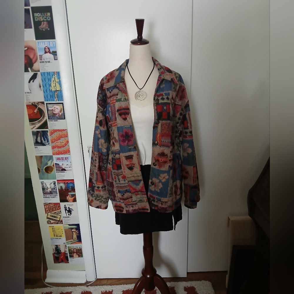 Vintage Quilted Spring Jacket
